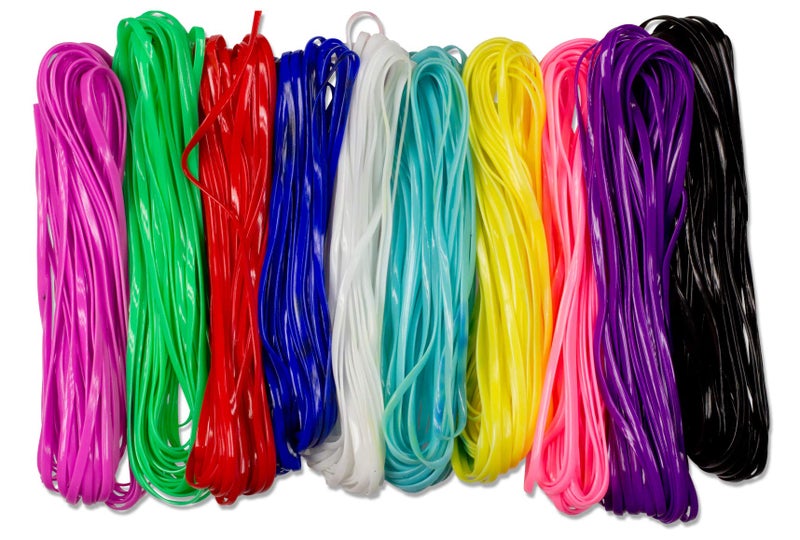 Cousin DIY Fun Packs 80 Yard Multi-Craft Lace Lanyard String  10 Colors  One Size - Image 2